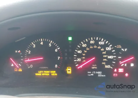 2001 Lexus Ls 430 z USA, uszkodzony, nr VIN JTHBN30F710019855